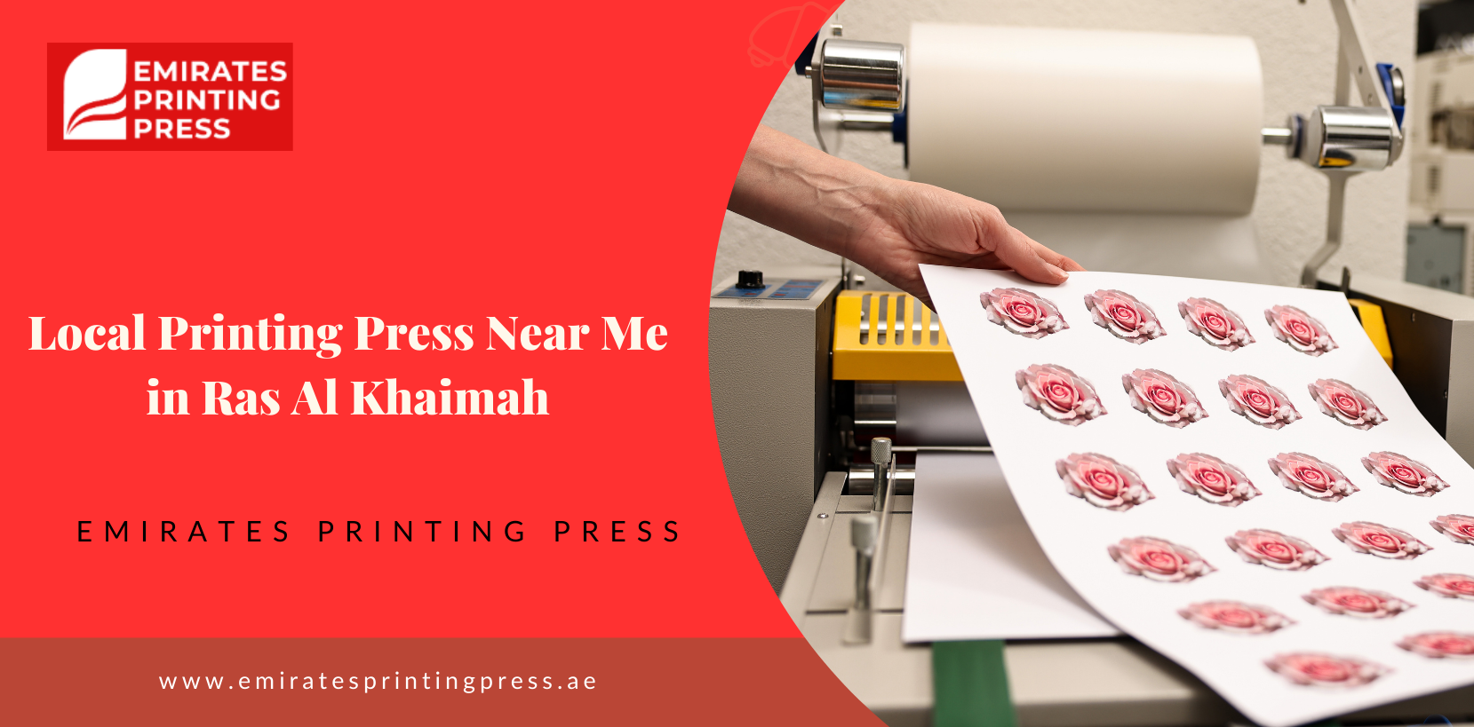 Local printing press in Ras Al Khaimah providing professional printing services for businesses.