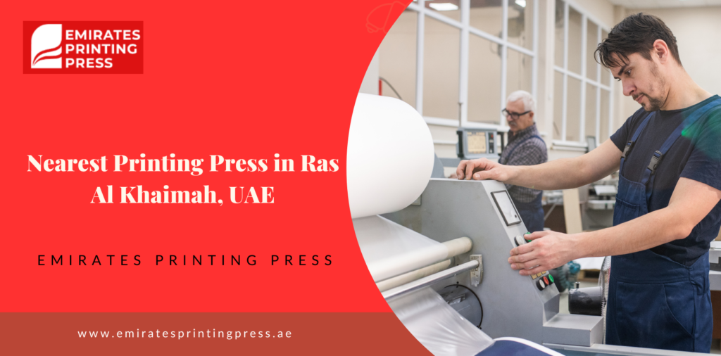 Nearest printing press in Ras Al Khaimah, UAE providing professional business printing services.