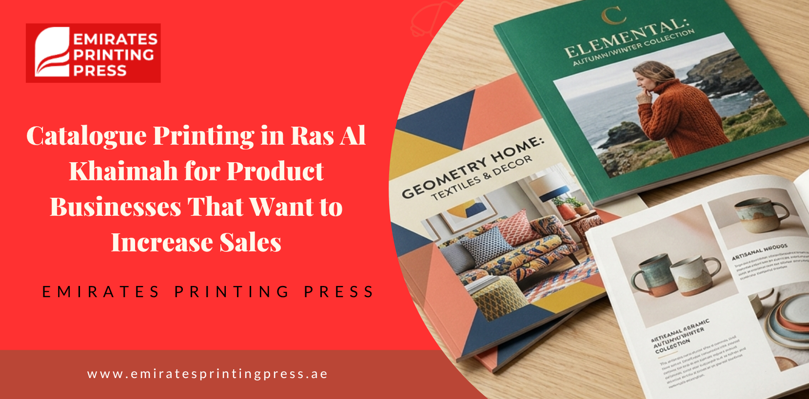 Catalogue printing in Ras Al Khaimah for product businesses with premium-quality commercial printing and custom catalogue designs.