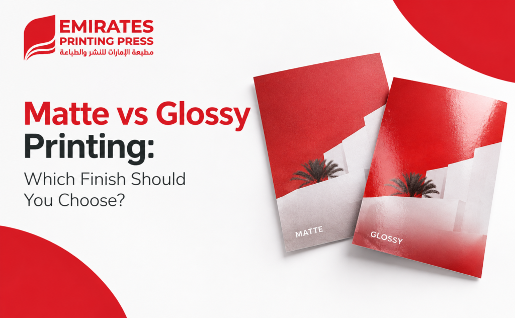 Matte vs Glossy Printing: Which Finish Should You Choose?